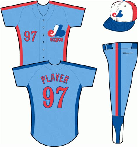 expos uniform history